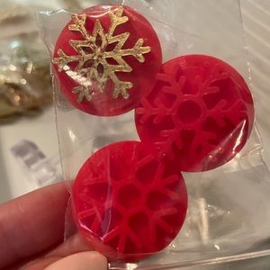 Snowflake Clay Impressions (Set of 3)